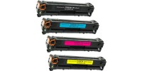 Complete set of 4 Canon 131 (BKII-6273B001 / Y-6269B001 / M-6270B001 / C-6271B001)  Compatible Laser Cartridges